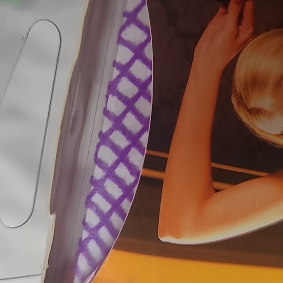 [NWT]💜 Purple Fishnet Mesh Thigh-High Stockings - Great for Halloween Costumes! - Picture 6 of 9